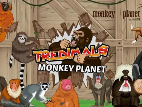 Tredimals Monkey Planet