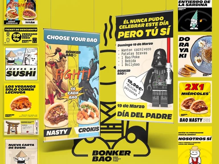Bonker Bao – Redes para Comida asiática murciana