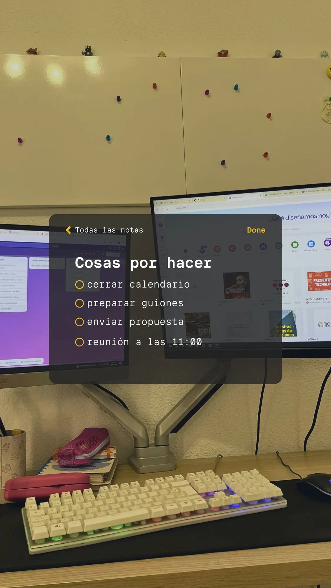 Puesto de trabajo en la oficina de Nebular Murcia