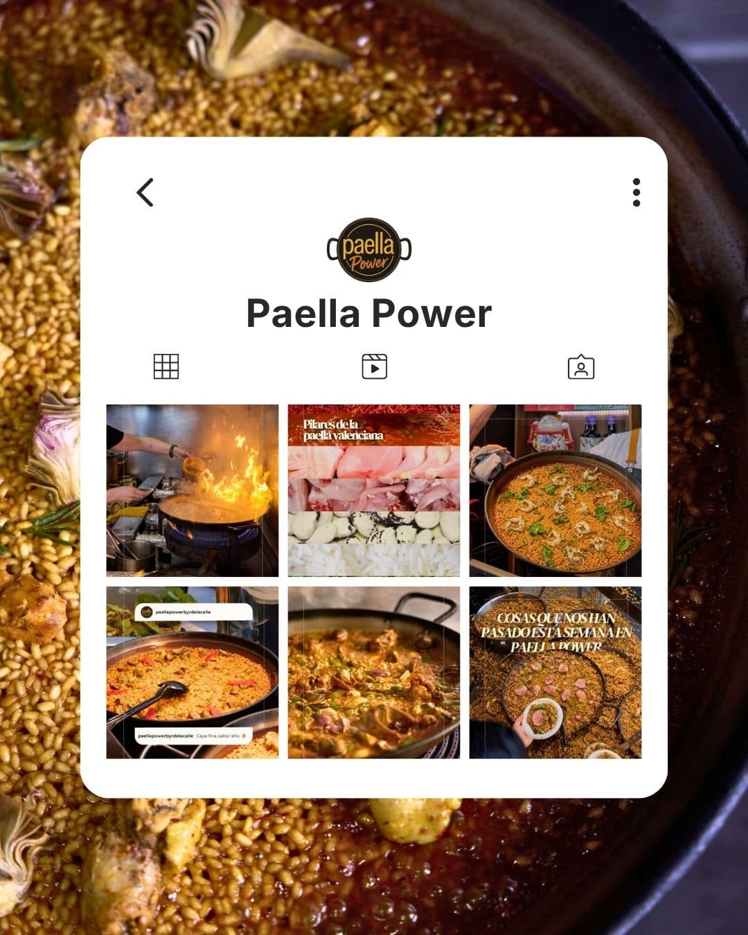 Paella Power – By Rodrigo de la Calle, contenido del proyecto