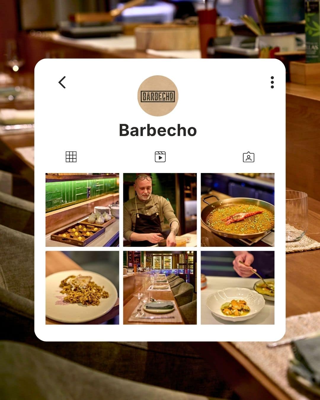 Barbecho Bar by Rodrigo de la Calle, contenido del proyecto