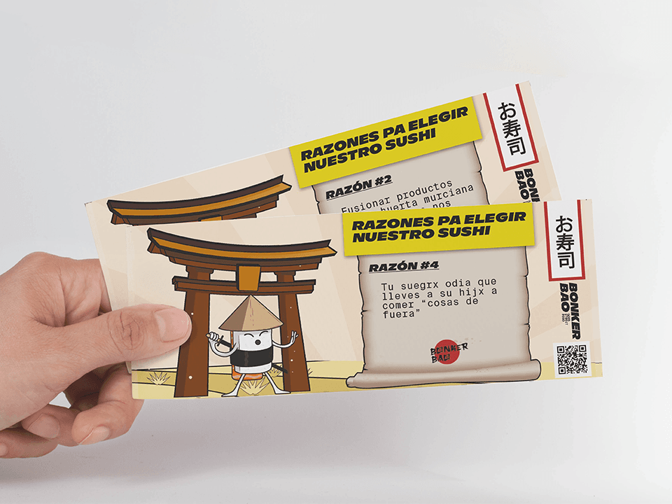 Bonker Bao – Redes para Comida asiática murciana, imagen del proyecto