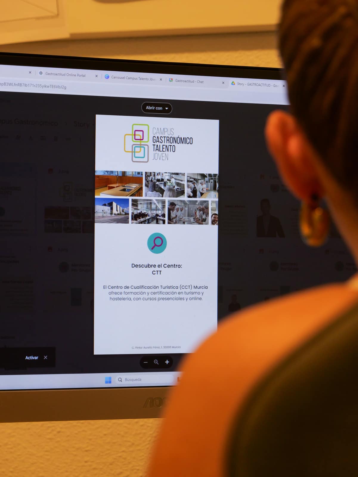 Gastrónomo Talento Joven, imagen del proyecto