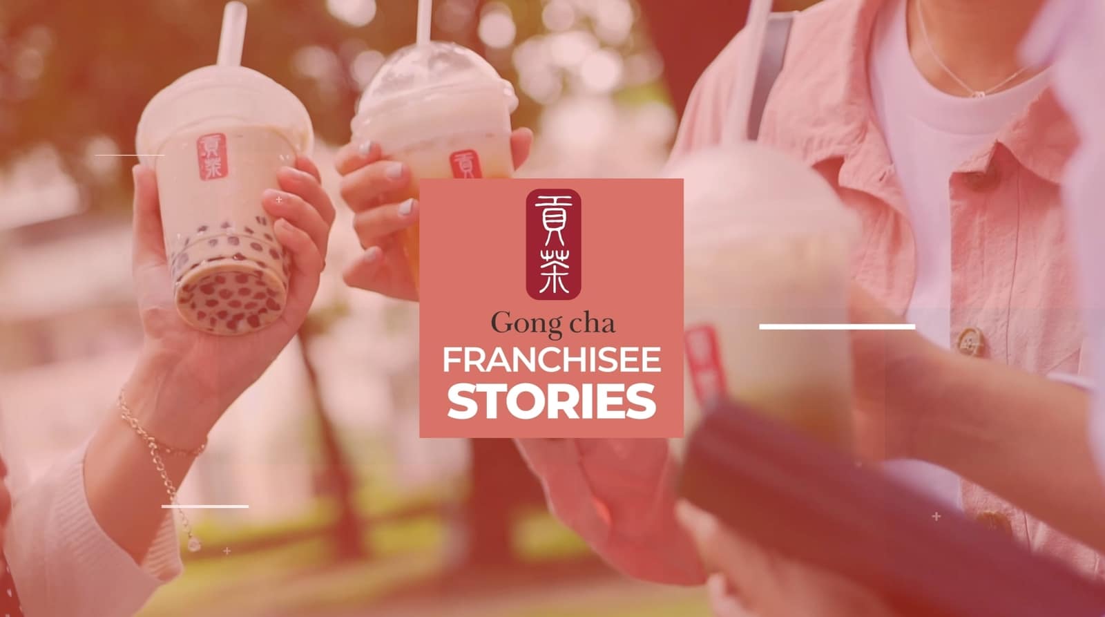 Gong cha Bubble Tea, imagen del proyecto
