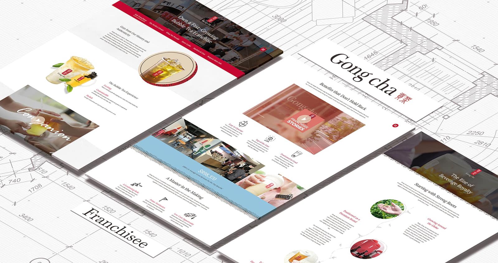 Gong cha Bubble Tea, imagen del proyecto