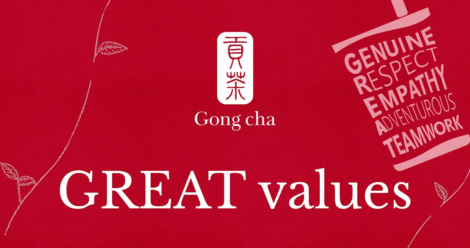 Gong cha Bubble Tea, imagen del proyecto