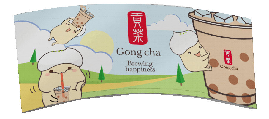 Gong cha Bubble Tea, imagen del proyecto