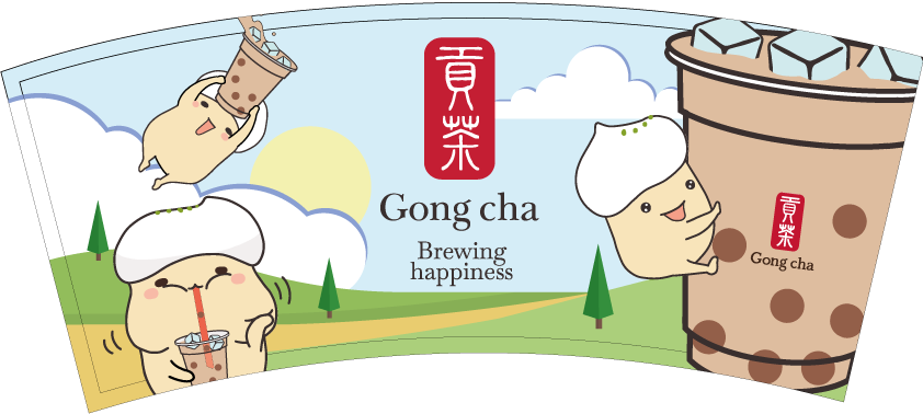 Gong cha Bubble Tea, imagen del proyecto