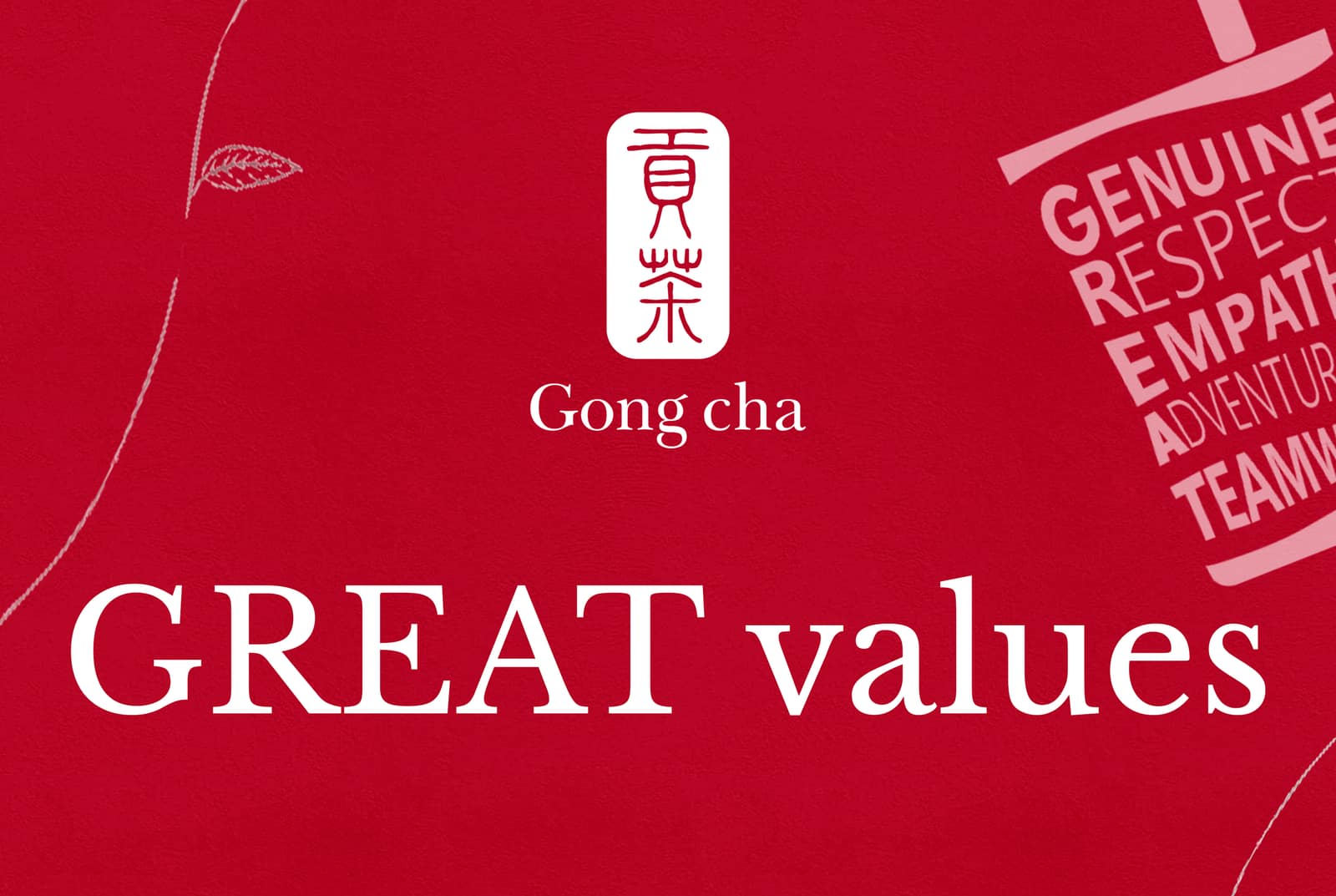 Gong cha Bubble Tea, imagen del proyecto