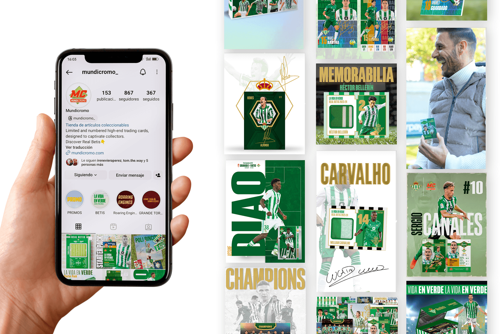 Real Betis Balompié – Marketing para Redes Sociales, imagen del proyecto